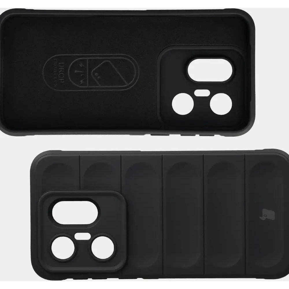 Pancerne etui Bizon Case Tur do Vivo X200 FE czarne