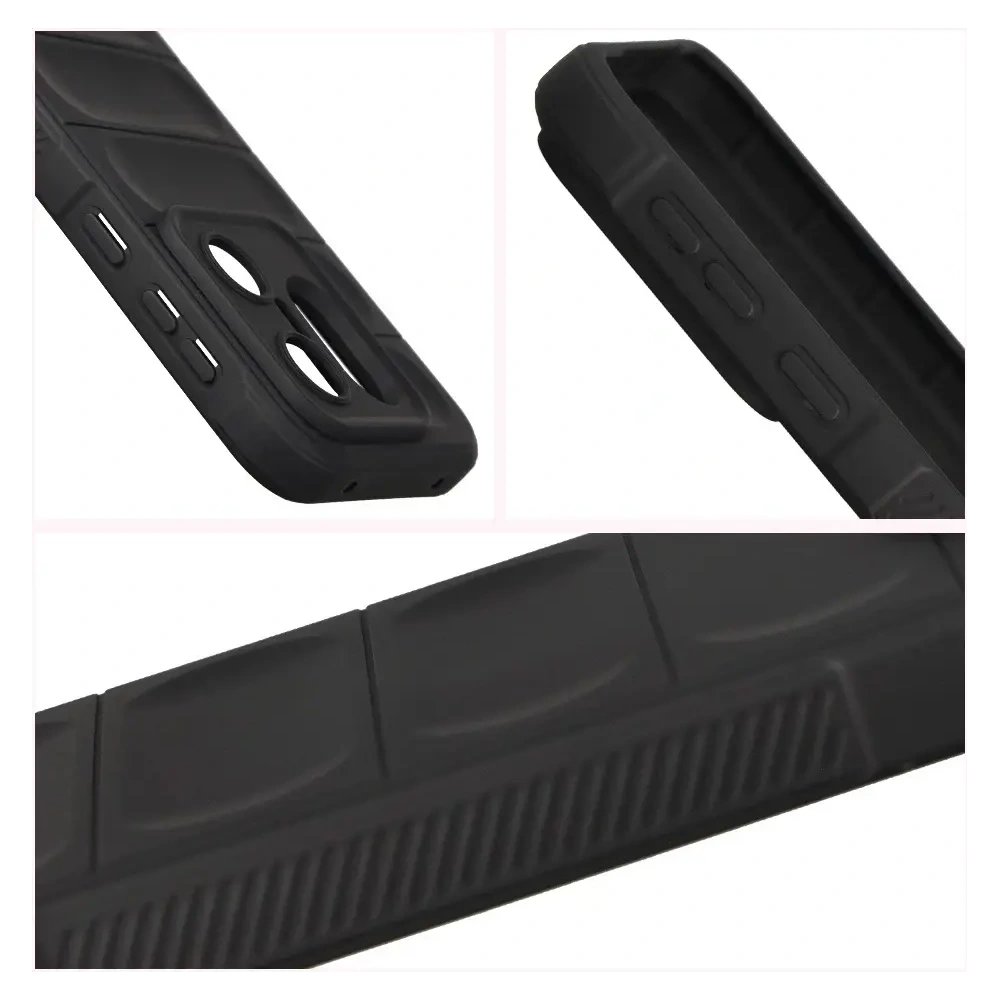 Pancerne etui Bizon Case Tur do Vivo X200 FE czarne