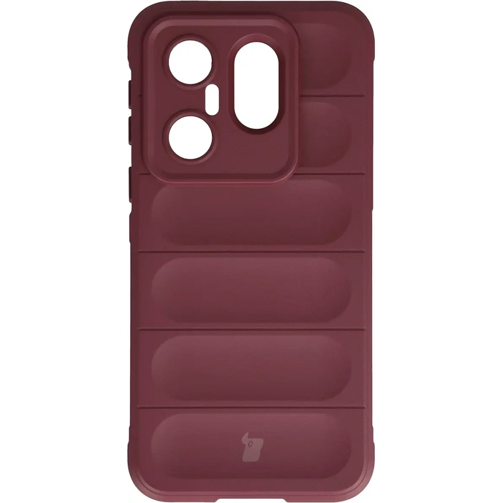 Pancerne etui Bizon Case Tur do Vivo X200 FE burgundowe