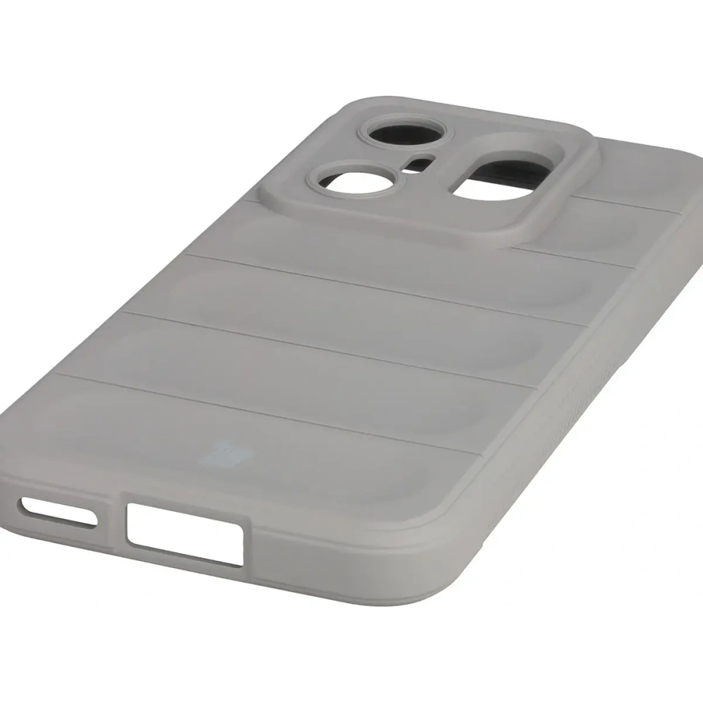 Pancerne etui Bizon Case Tur do Vivo X200 FE jasnoszare