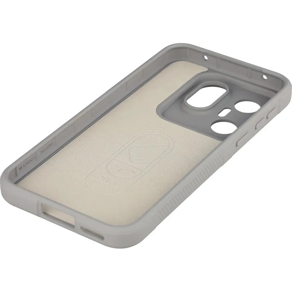 Pancerne etui Bizon Case Tur do Vivo X200 FE jasnoszare