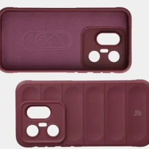 Pancerne etui Bizon Case Tur do Vivo X200 FE burgundowe