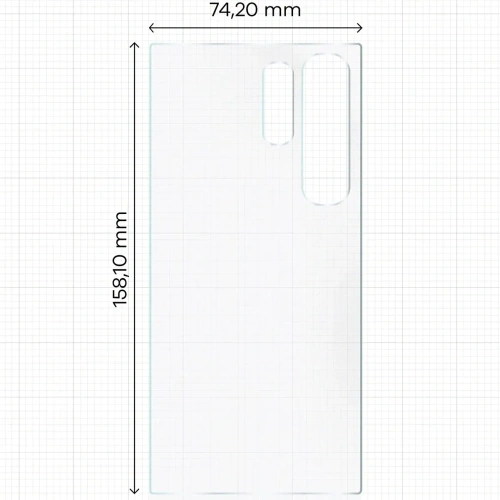Folia hydrożelowa na tył Bizon Glass Hydrogel do Samsung Galaxy S24 Ultra