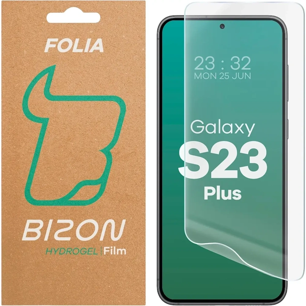 Folia hydrożelowa na ekran Bizon Glass Hydrogel Front do Samsung Galaxy S23 Plus