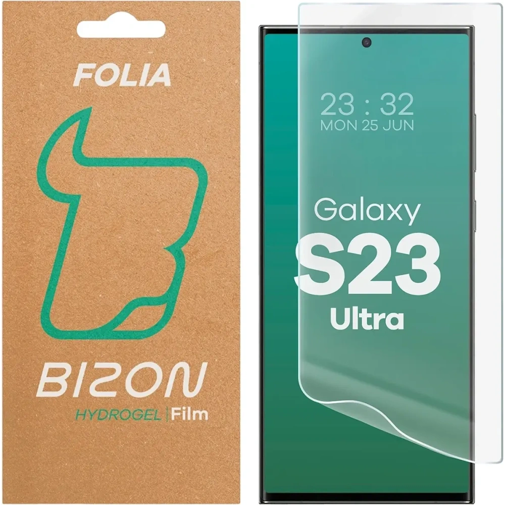 Folia hydrożelowa na ekran Bizon Glass Hydrogel Front do Samsung Galaxy S23 Ultra