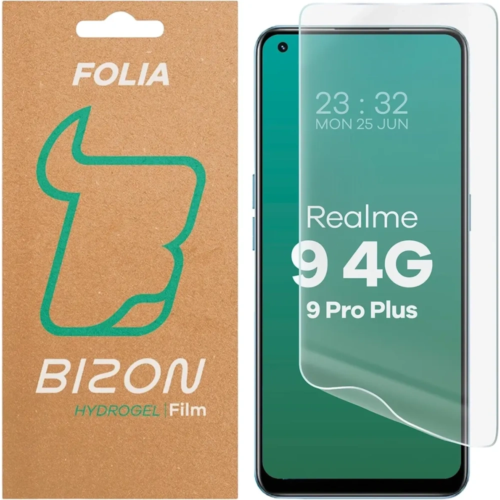 Folia hydrożelowa na ekran Bizon Glass Hydrogel Front do Realme 9 Pro Plus / Realme 9 4G