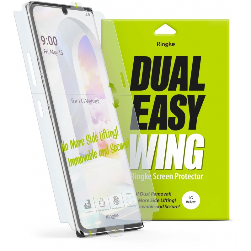 Buy Ringke Dual Easy Wing Full Cover LG Velvet [2 PACK] - 8809716074297 - RGK1219 - Homescreen.pl