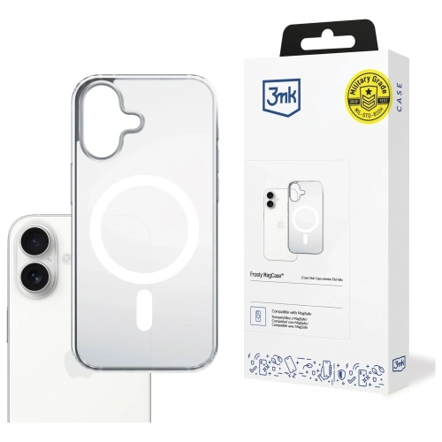 Etui 3MK Frosty MagCase do Apple iPhone 17 biały