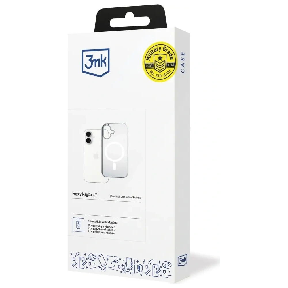 Etui 3MK Frosty MagCase do Apple iPhone 17 biały