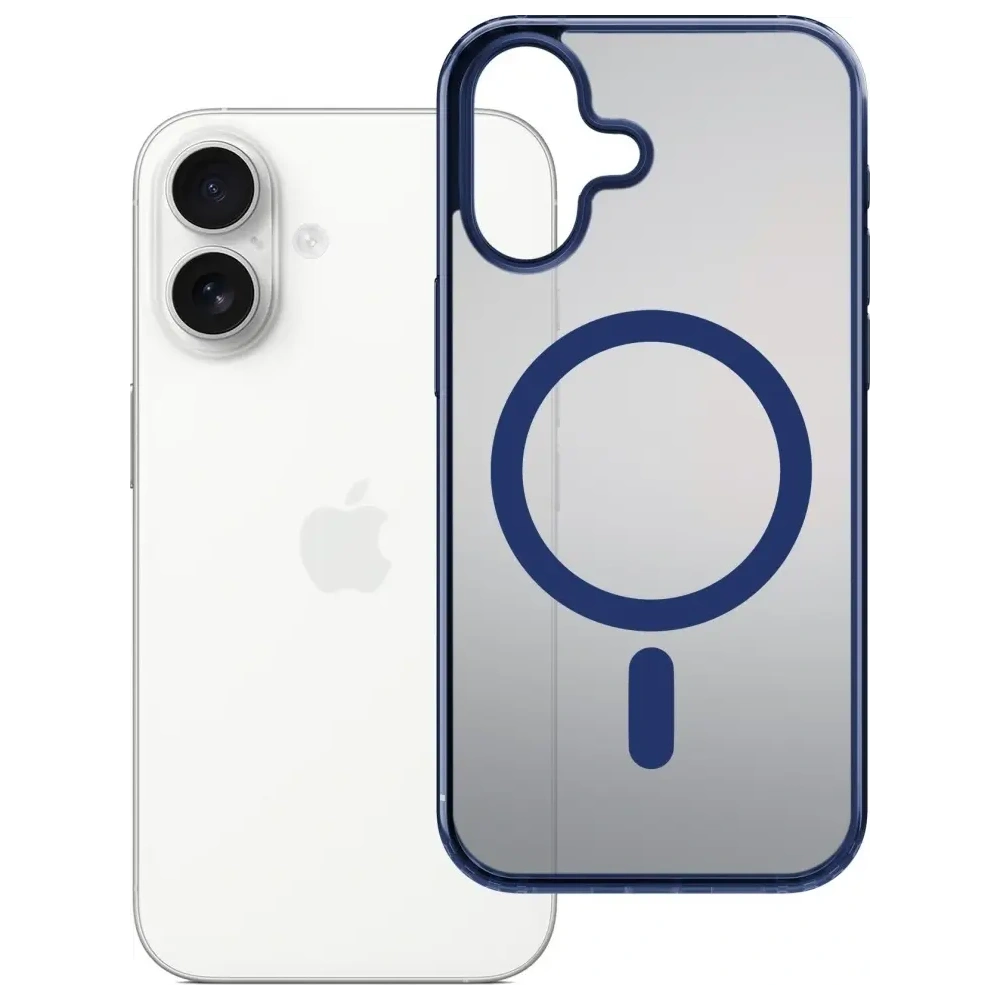 Etui 3MK Frosty MagCase do Apple iPhone 17 niebieski