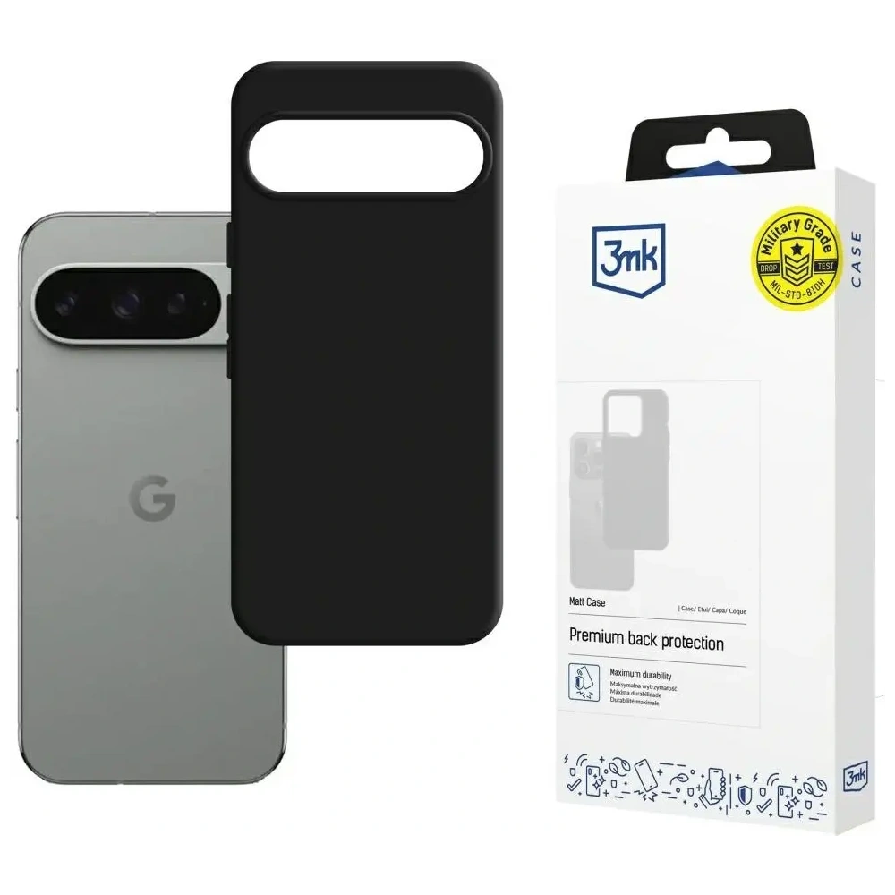 Etui 3MK Matt Case do Google Pixel 10 / Pixel 10 Pro czarny