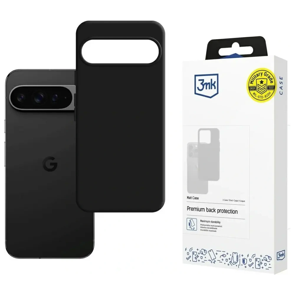 Etui 3MK Matt Case do Google Pixel 10 Pro XL czarny