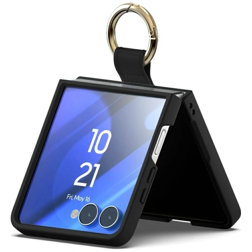Etui Mercury Gold Ring do Samsung Galaxy Z Flip7 czarny