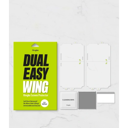 Kup Fólie hydrogelová Ringke Dual Easy Wing Full Cover LG Velvet [2 PACK] - RGK1219 - {ean13} - Sklep Home Screen