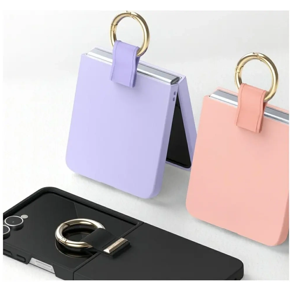 Etui Mercury Gold Ring do Samsung Galaxy Z Flip7 czarny