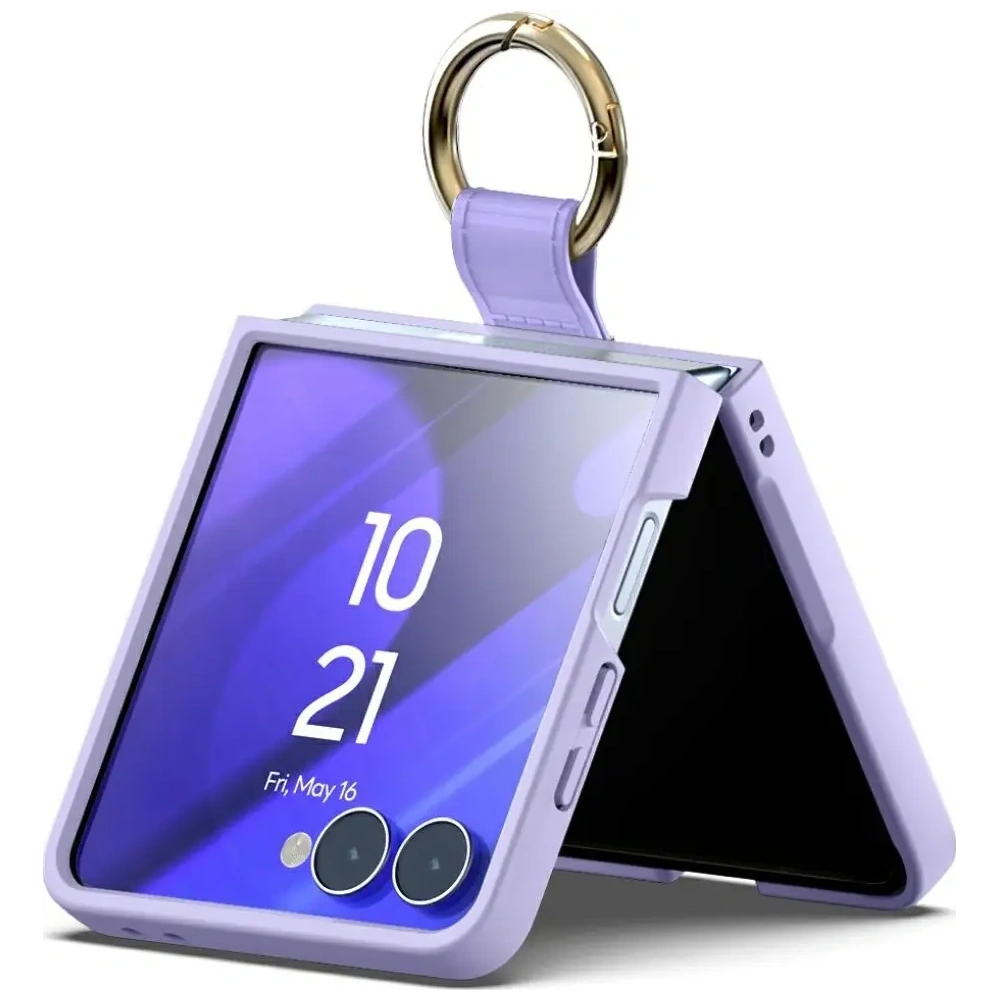 Etui Mercury Gold Ring do Samsung Galaxy Z Flip7 liliowy fiolet