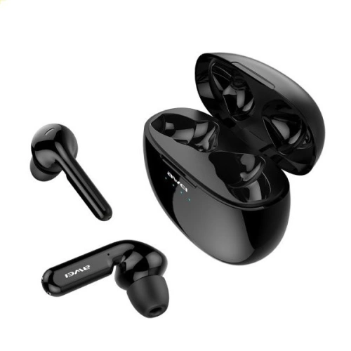 Kup AWEI słuchawki Bluetooth 5.0 T15 TWS + stacja dokująca czarny/black - AWEI012BLK - {ean13} - Sklep Home Screen