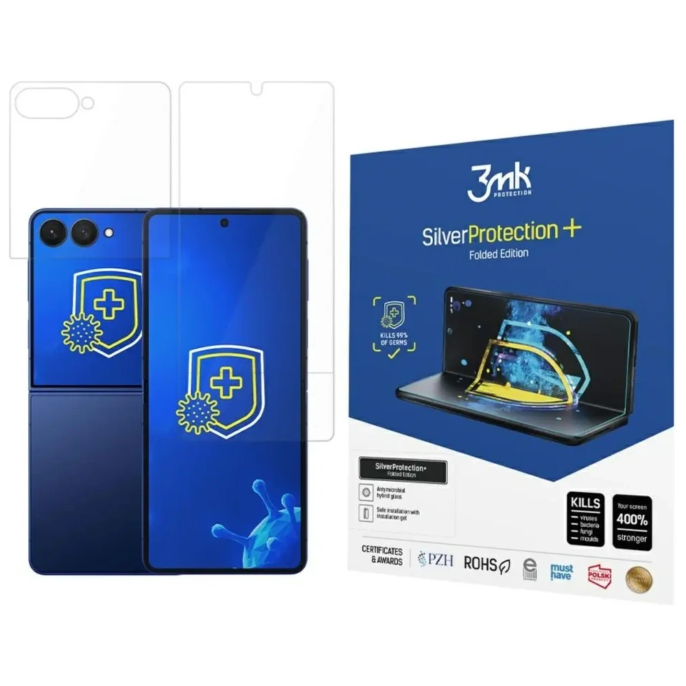 Antymikrobowa folia ochronna 3MK SilverProtect+ do Samsung Galaxy Z Flip7 Folded Edition