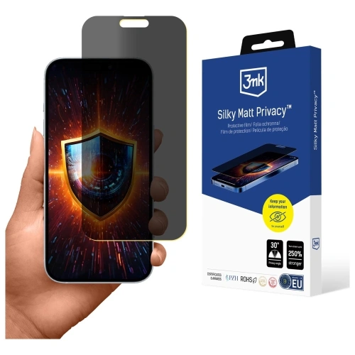 Folia prywatyzująca 3MK Silky Matt Privacy do Apple iPhone 17 Air