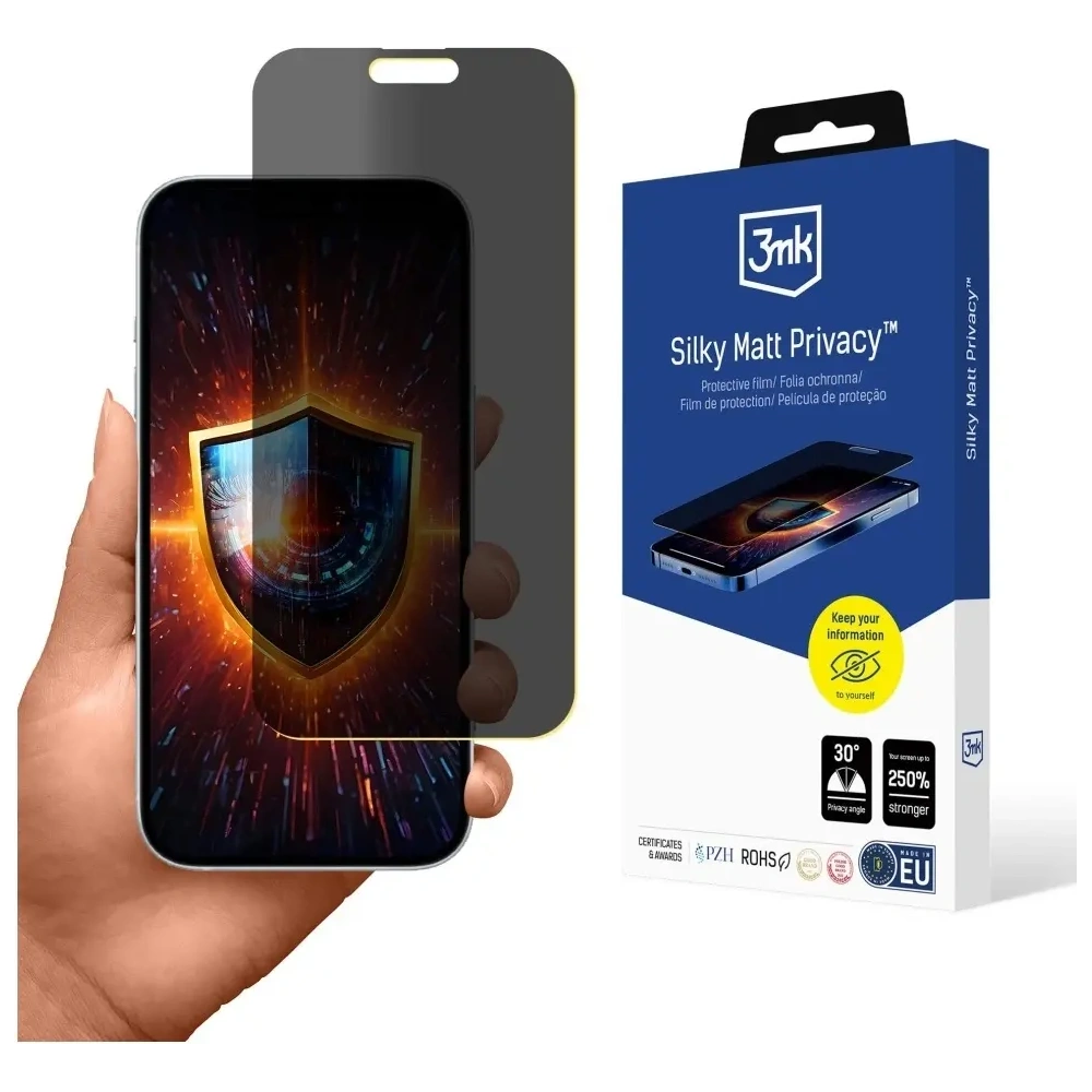 Folia prywatyzująca 3MK Silky Matt Privacy do Apple iPhone 17 Pro Max