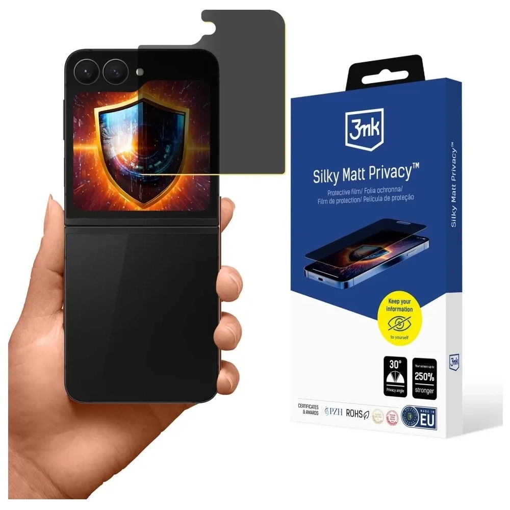 Folia prywatyzująca 3MK Silky Matt Privacy do Samsung Galaxy Z Flip6 / Z Flip7 FE