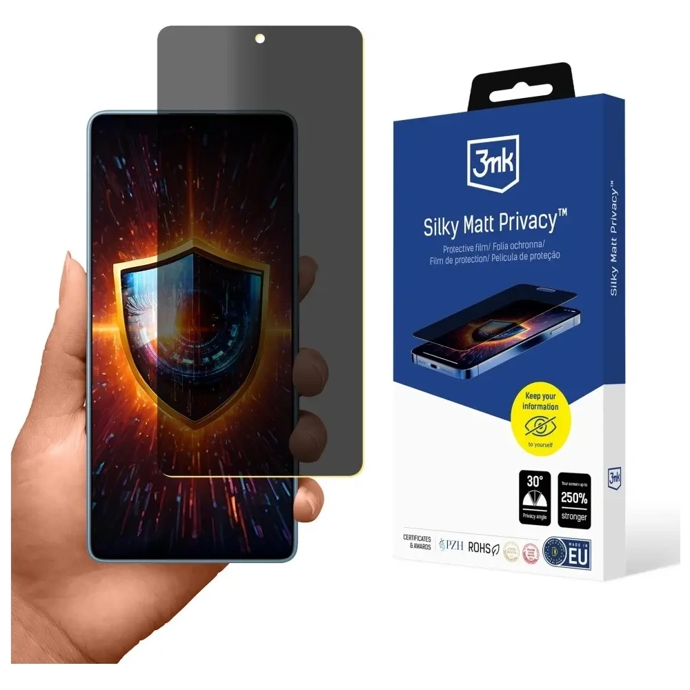 Folia prywatyzująca 3MK Silky Matt Privacy do Xiaomi Redmi Note 14s