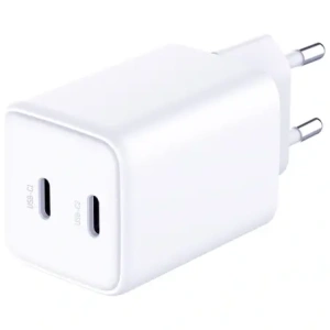 Ładowarka sieciowa 3MK Hyper Charger PD 45W GaN QC4+ PPS 2C Super-Fast Charge 2.0 biały