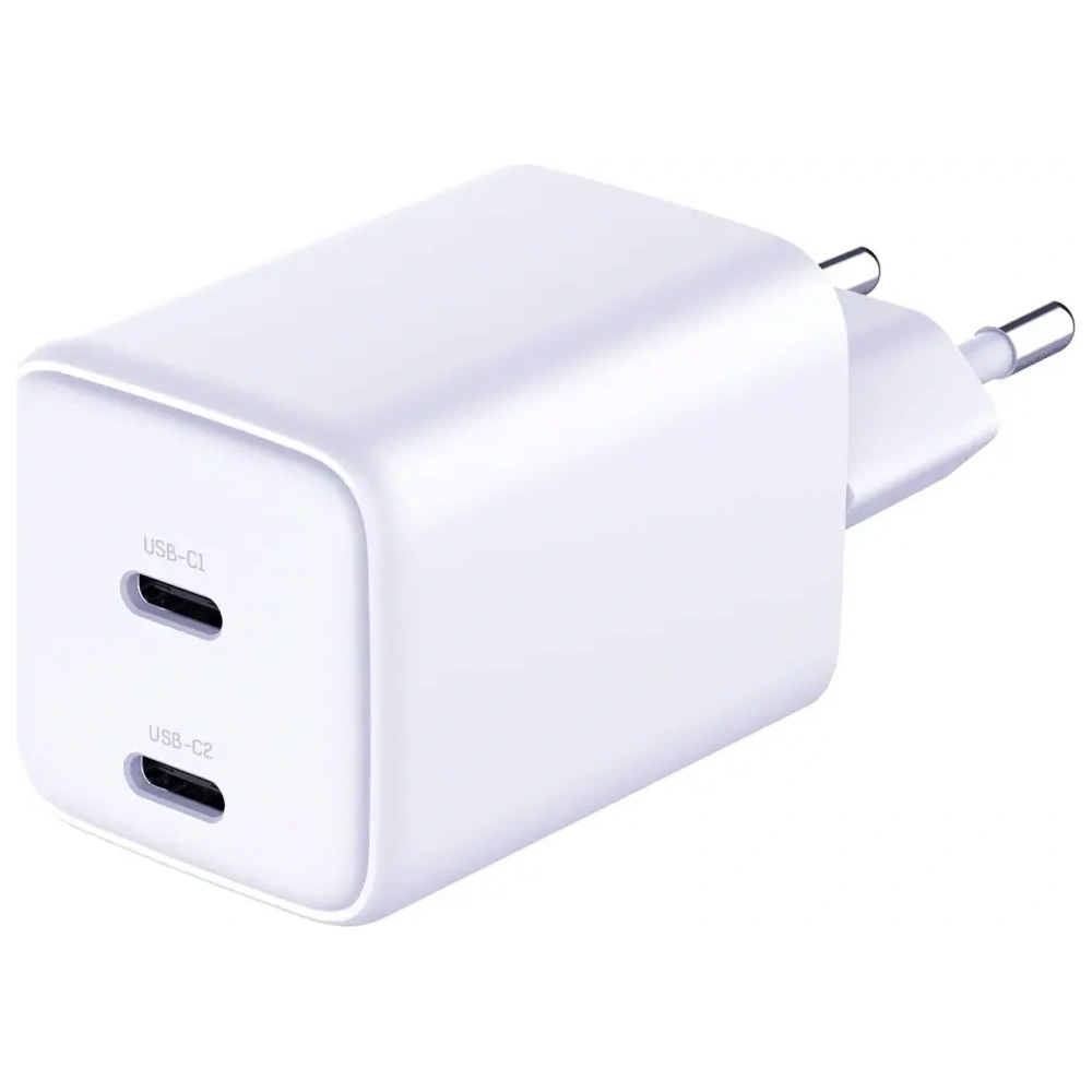 Ładowarka sieciowa 3MK Hyper Charger PD 45W GaN QC4+ PPS 2C Super-Fast Charge 2.0 biały