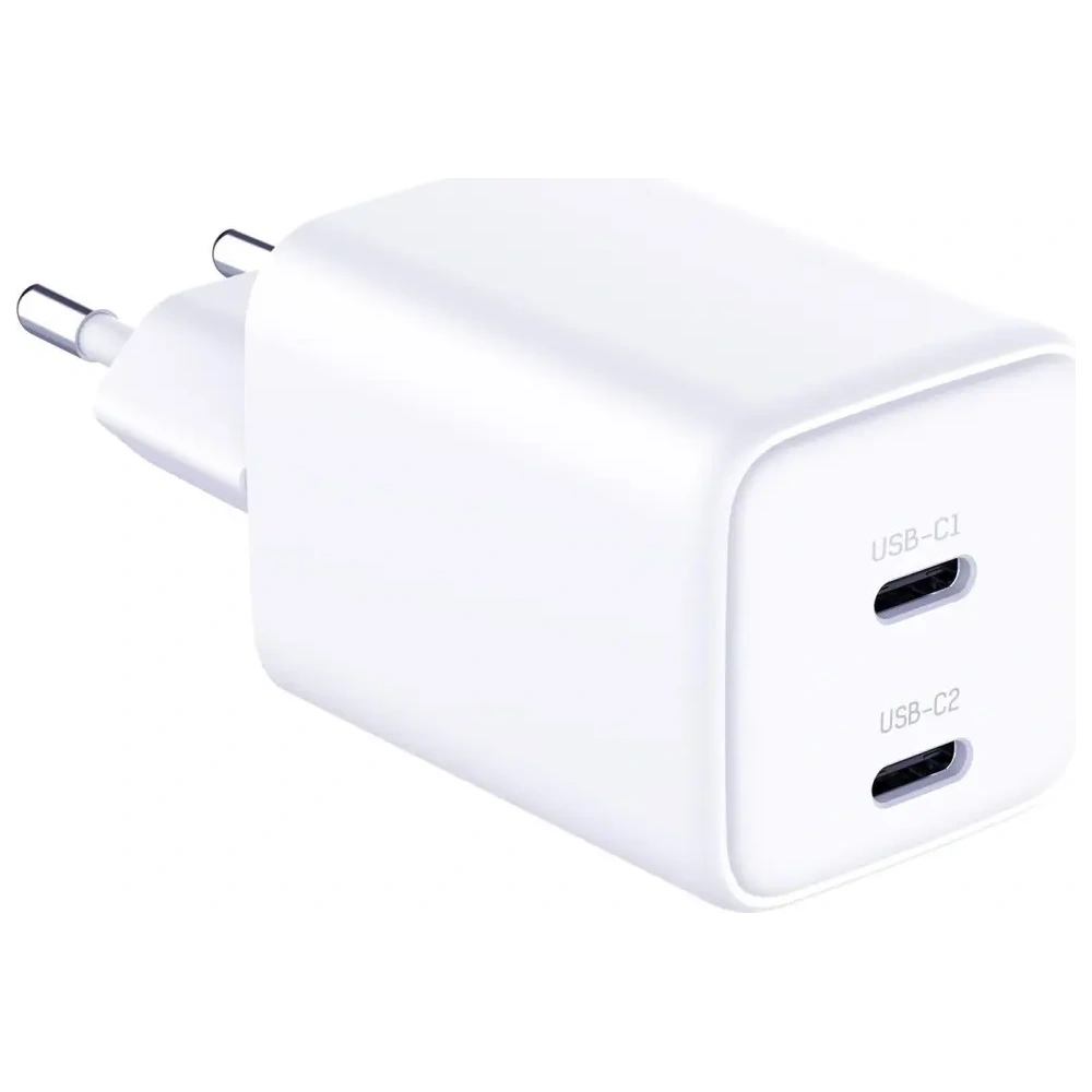 Ładowarka sieciowa 3MK Hyper Charger PD 45W GaN QC4+ PPS 2C Super-Fast Charge 2.0 biały