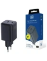 Ładowarka sieciowa 3MK Hyper Charger PD 45W GaN QC4+ PPS 2C Super-Fast Charge 2.0 czarny