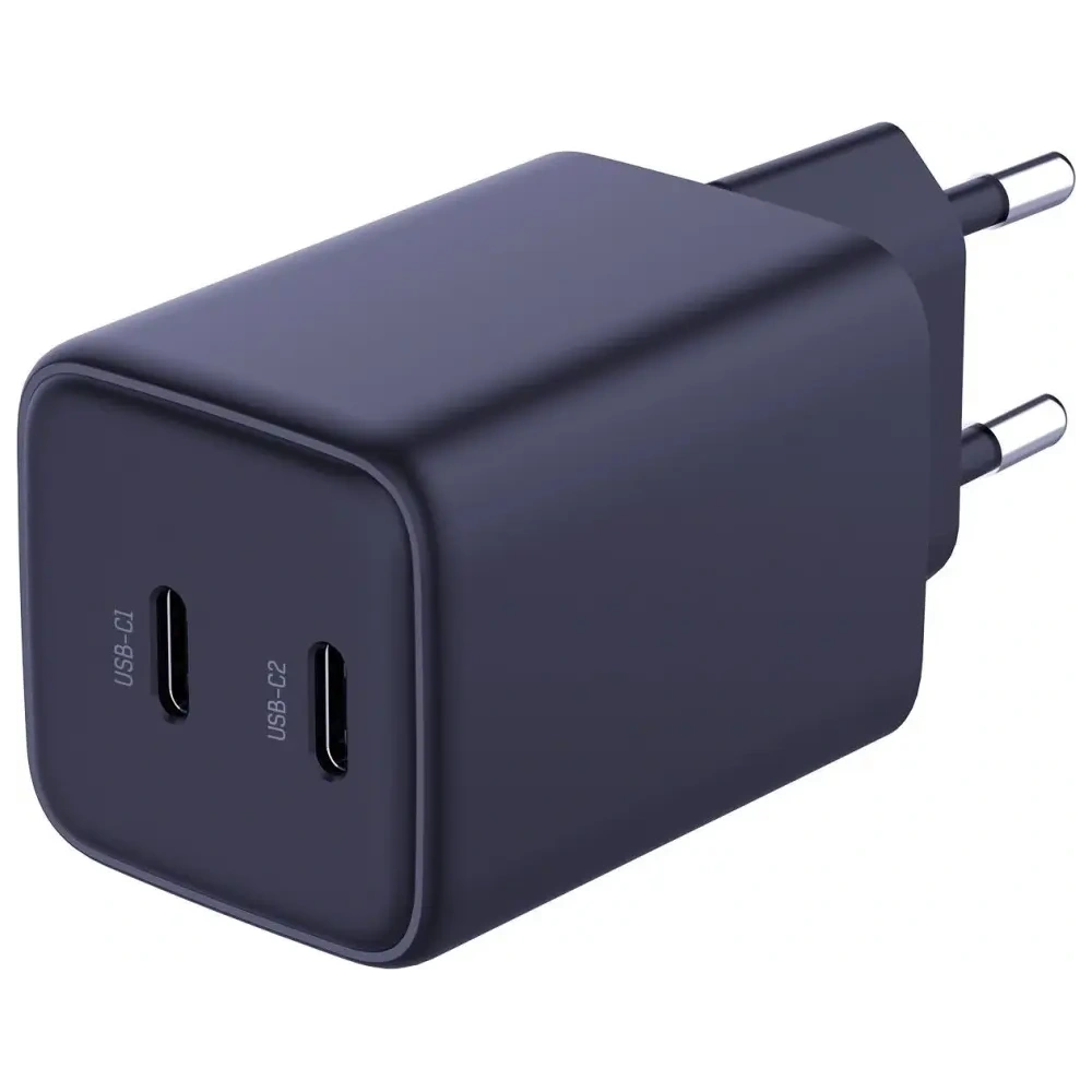 Ładowarka sieciowa 3MK Hyper Charger PD 45W GaN QC4+ PPS 2C Super-Fast Charge 2.0 czarny