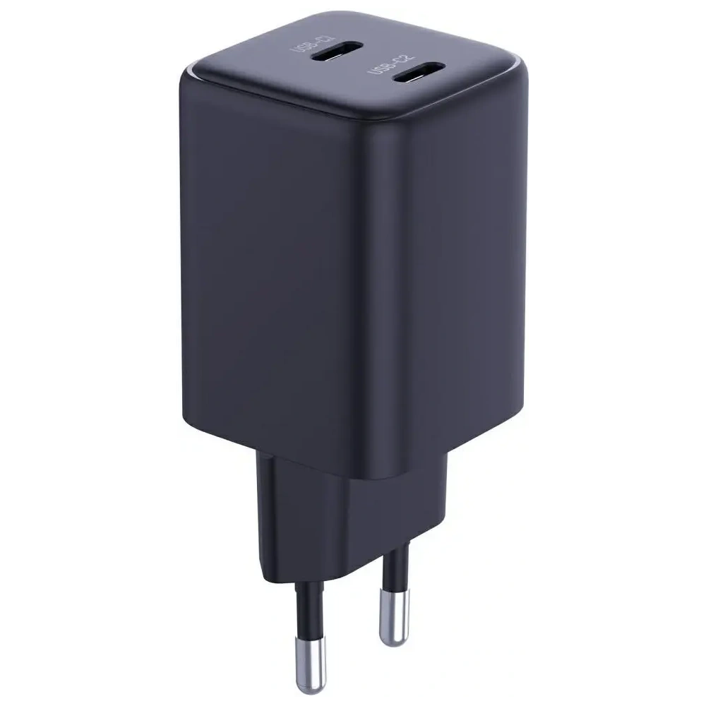 Ładowarka sieciowa 3MK Hyper Charger PD 45W GaN QC4+ PPS 2C Super-Fast Charge 2.0 czarny