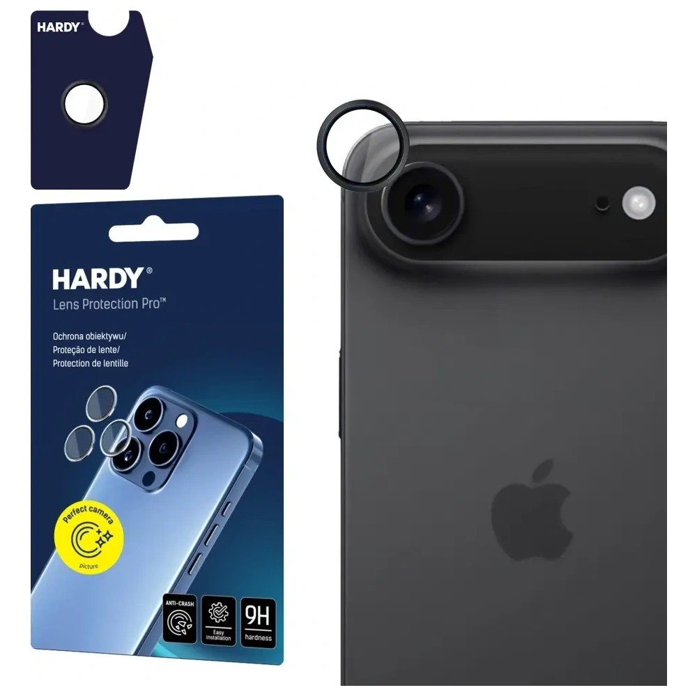 Ochrona na obiektyw aparatu 3MK HARDY Lens Protection Pro do Apple iPhone Air czarny