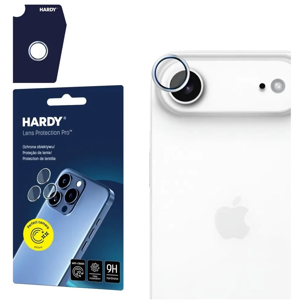Ochrona na obiektyw aparatu 3MK HARDY Lens Protection Pro do Apple iPhone Air srebrny