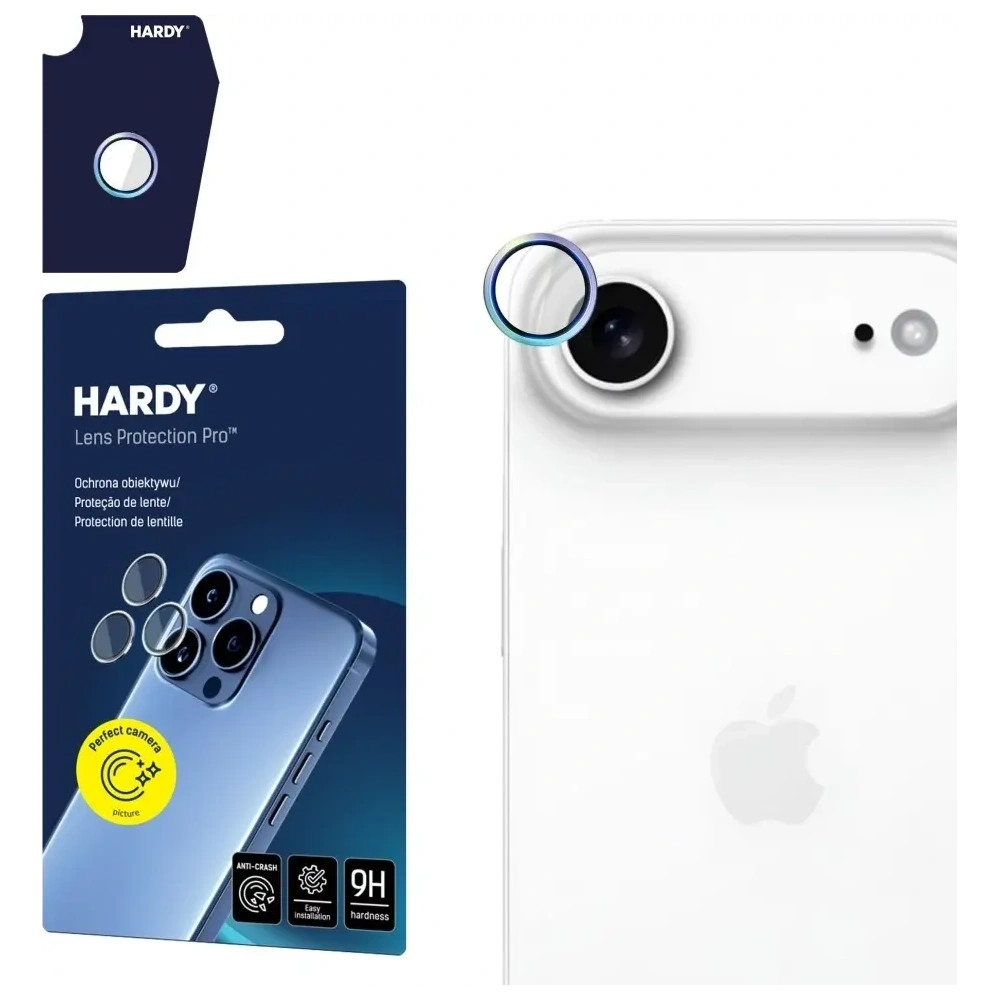Ochrona na obiektyw aparatu 3MK HARDY Lens Protection Pro do Apple iPhone Air wielokolorowy