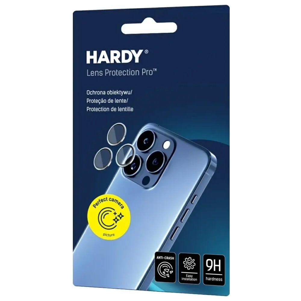 Ochrona na obiektyw aparatu 3MK HARDY Lens Protection Pro do Apple iPhone 17 czarny