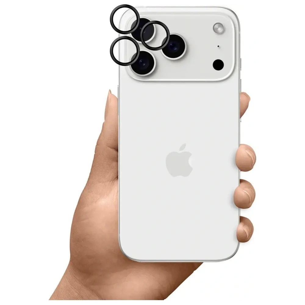Ochrona na obiektyw aparatu 3MK HARDY Lens Protection Pro do Apple iPhone 17 Pro /17 Pro Max czarny