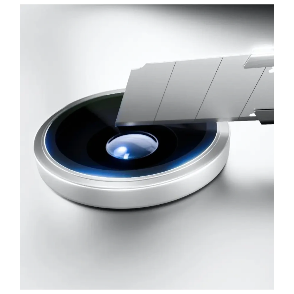 Ochrona na obiektyw aparatu 3MK HARDY Lens Protection Pro do Apple iPhone 17 srebrny