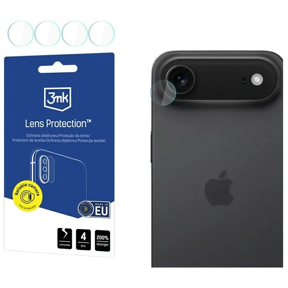 Ochrona na obiektyw aparatu 3MK Lens Protection do Apple iPhone Air [4 PACK]