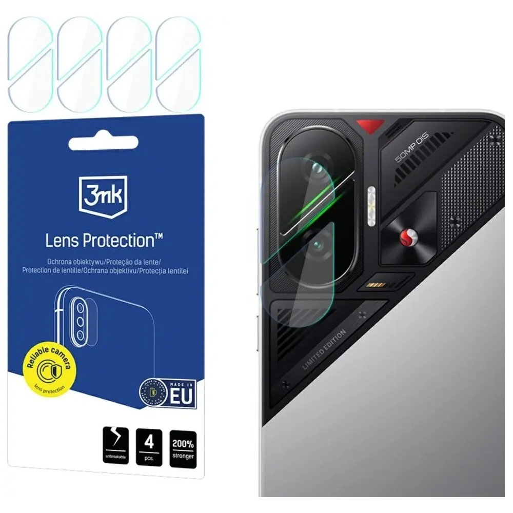 Ochrona na obiektyw aparatu 3MK Lens Protection do Xiaomi Poco F7 [4 PACK]