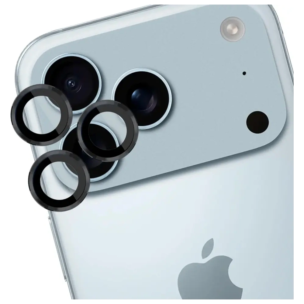 Szkło hartowane na obiektyw aparatu 3MK Lens Protection Pro do Apple iPhone 17 Pro / 17 Pro Max czarny