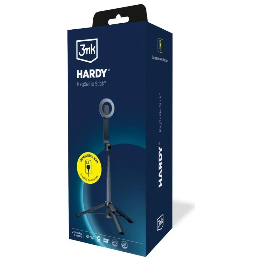 Selfie stick 3MK HARDY MagSelfie czarny