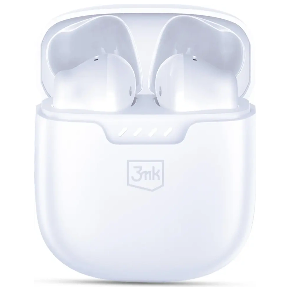 Bezprzewodowe słuchawki douszne 3MK Movepods TWS Bluetooth 5.4 biały