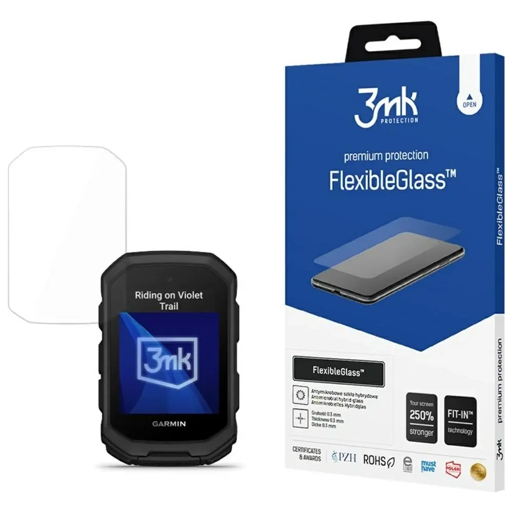 Szkło hybrydowe 3MK FlexibleGlass do Garmin Edge MTB