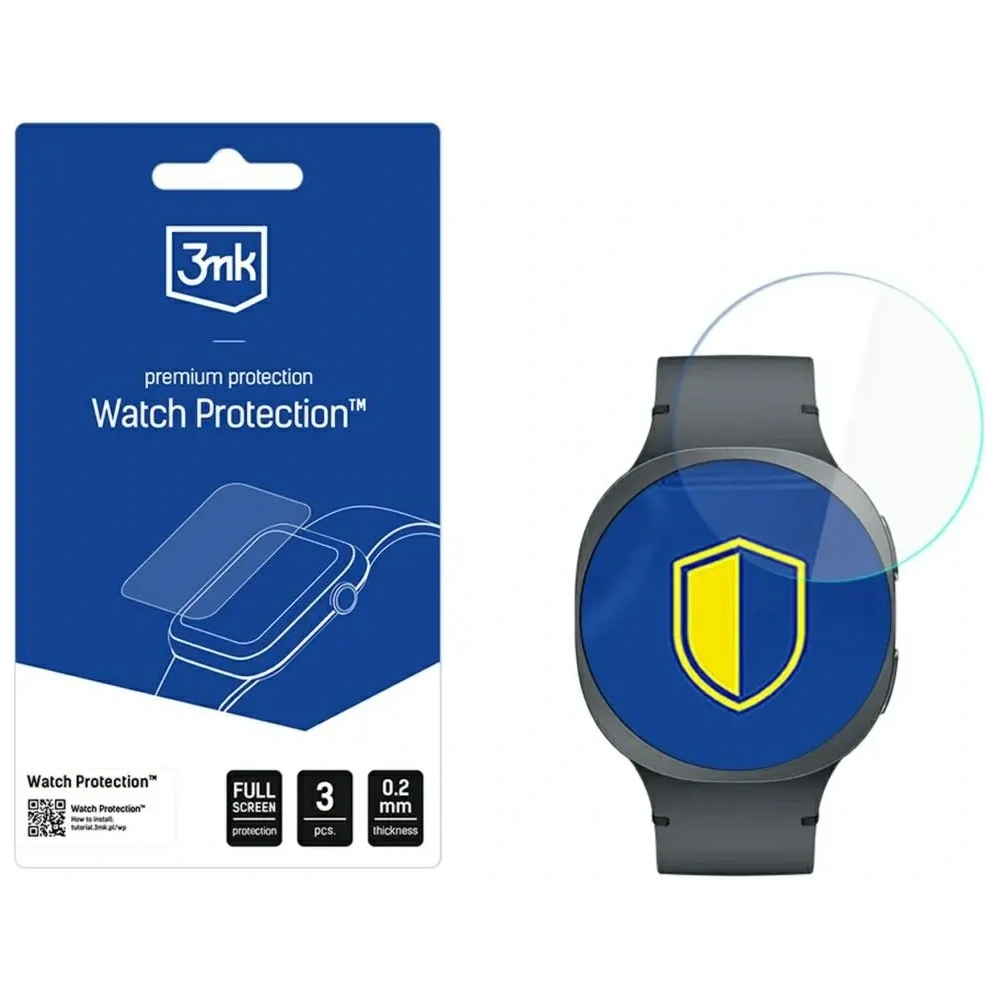 Szkło hybrydowe 3MK FlexibleGlass Watch do Samsung Galaxy Watch 8 44mm