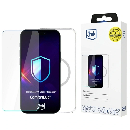 Zestaw 3MK ComfortDuo Clear MagCase do Apple iPhone 17 Air