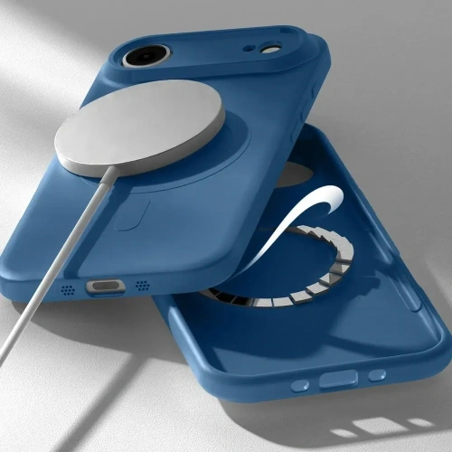 Etui Mercury Semi-Silicone MagSafe do Apple iPhone 17 Air sierra blue