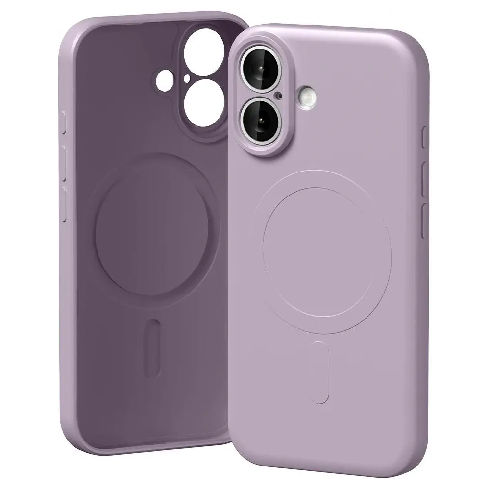 Etui Mercury Semi-Silicone MagSafe do Apple iPhone 17 lawendowa szarość