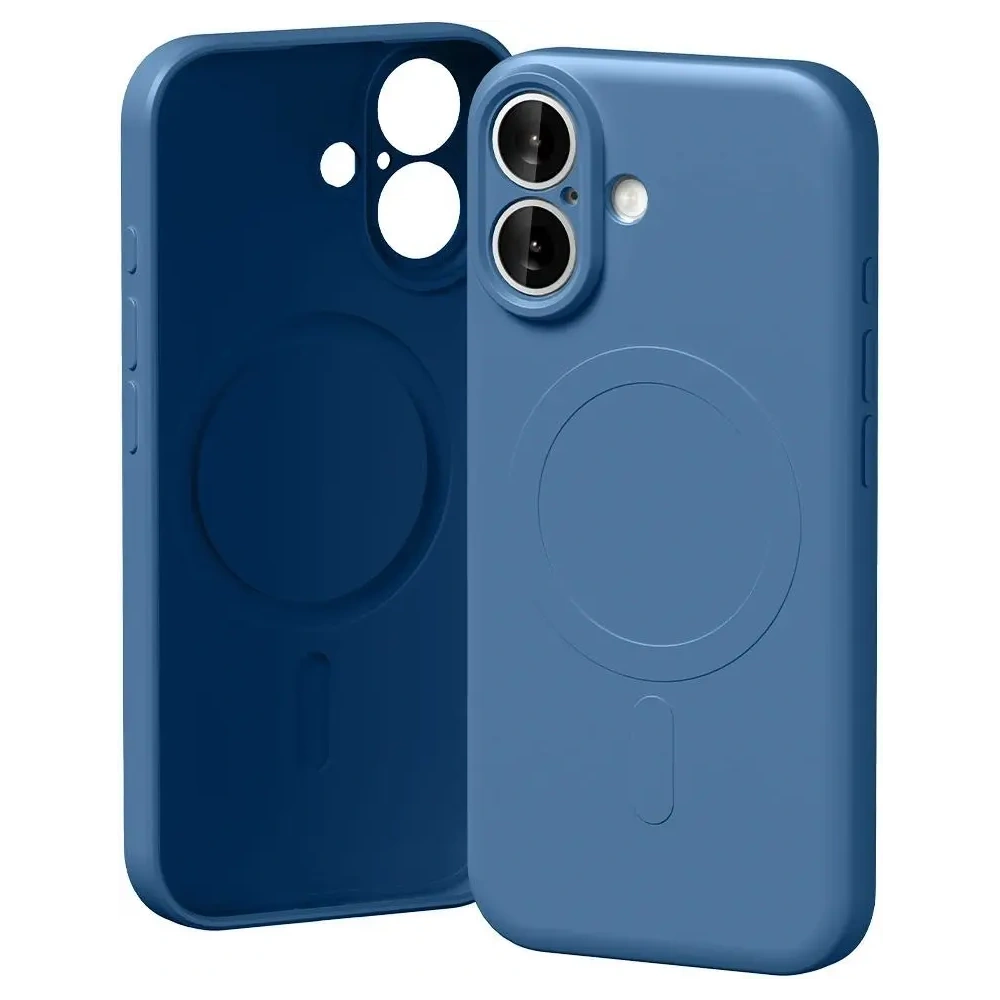 Etui Mercury Semi-Silicone MagSafe do Apple iPhone 17 niebieski