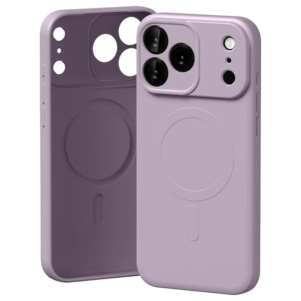 Etui Mercury Semi-Silicone MagSafe do Apple iPhone 17 Pro Max lawendowa szarość